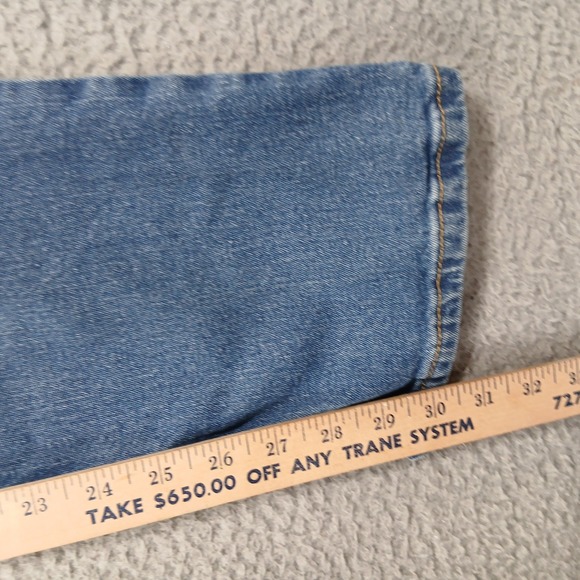 Wrangler High Rise True Straight Jeans Light Wash Women's Size 10x32 EUC - Picture 13 of 16